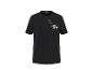 Schwarzes T-Shirt mit dem Schriftzug „ROAD TRIPPIN“