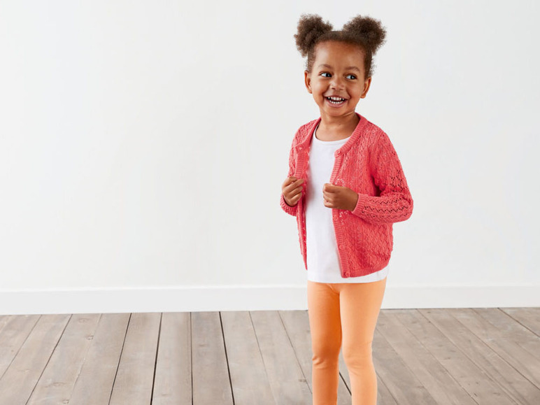 Gehe zu Vollbildansicht: lupilu® Kleinkinder Mädchen Cardigan, aus reiner Baumwolle - Bild 6