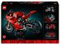 LEGO Technic Ducati Panigale V4 R Karton mit Modelldetails und Spezifikationen.