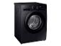 Schwarze Samsung Waschmaschine WW-9BCGC04AABEG Frontlader.