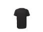 Schwarzes Herren-Sport-T-Shirt, Rückansicht