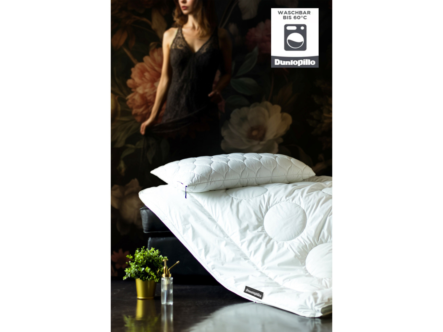 Elegantes Dunlopillo Steppbett 155x220 Fotos