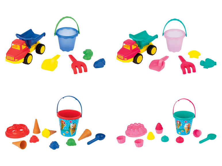 Gehe zu Vollbildansicht: Playtive Sandspielzeug Sets, 6- / 10-teilig - Bild 1