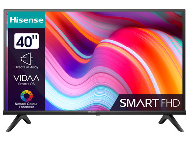 Hisense - Fernseher »A4K« Smart TV, Triple Tuner DVB-T2 / T/C / S2 / S, Works with Alexa, WiFi, Game Mode, Hotel Mode (40 Zoll)