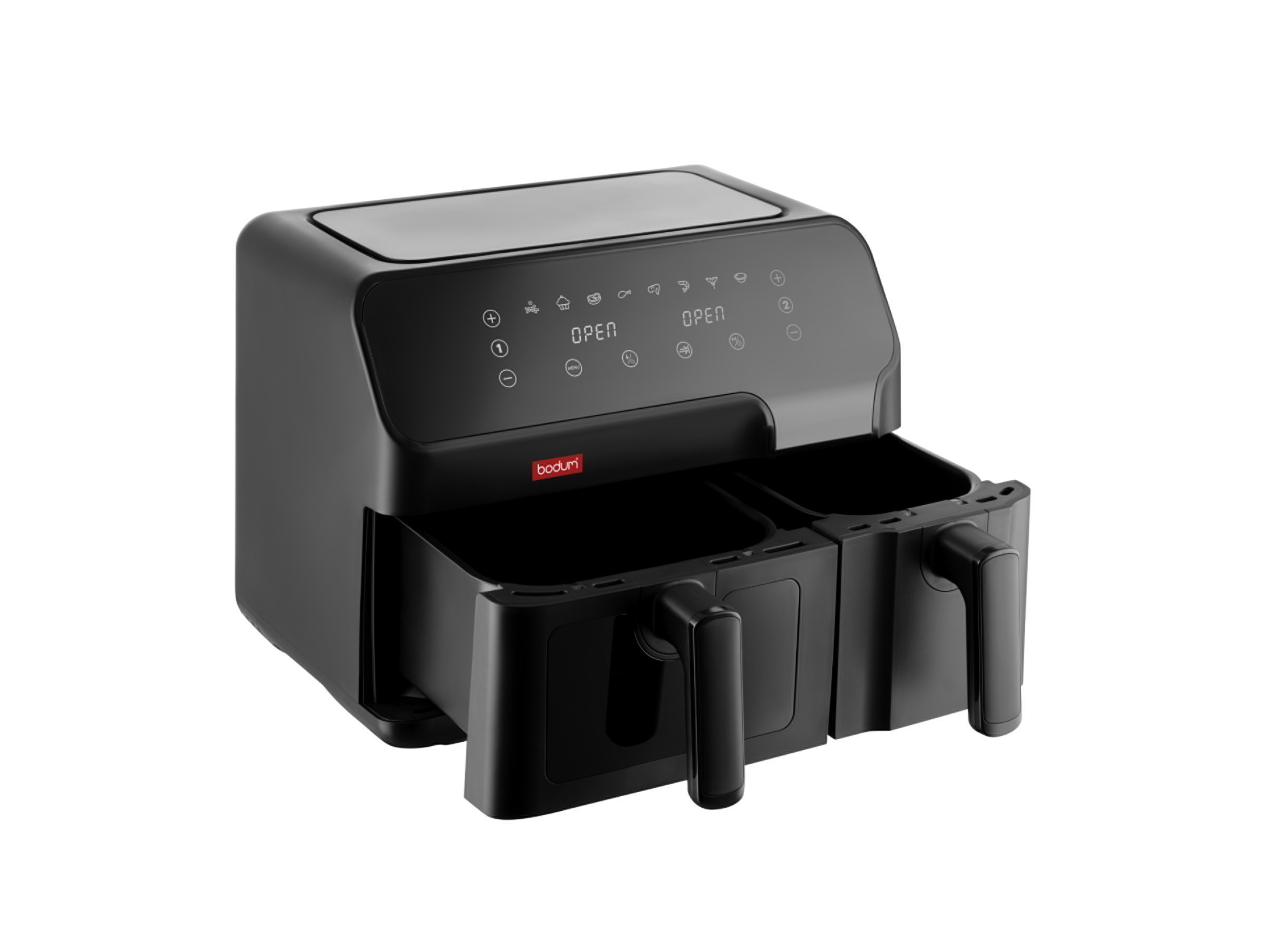 BODUM MELIOR Air fryer L »12331-01EURO«, 2 Fächer, 5,1 l und 3,2 l, 2700 W