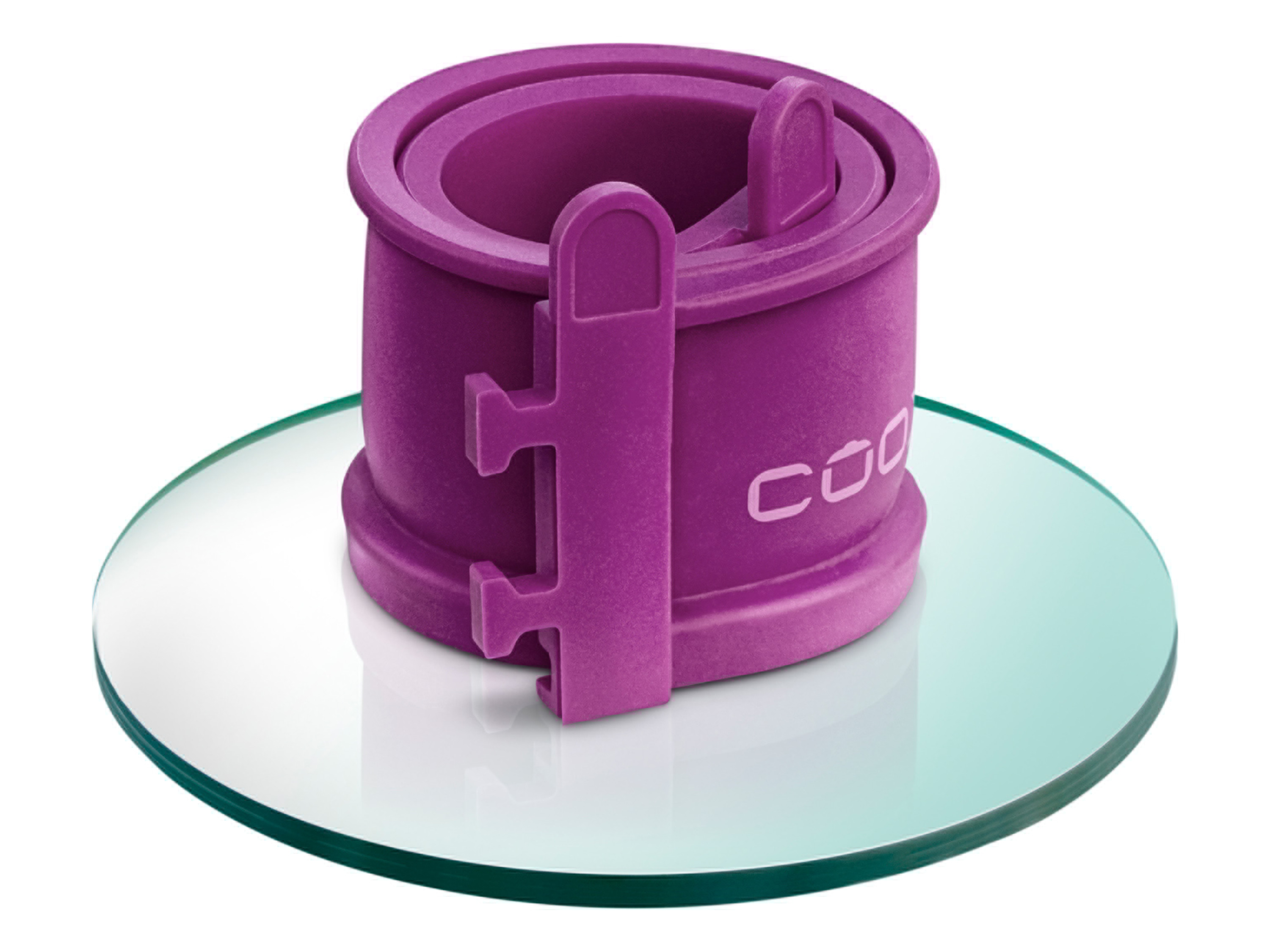 Thumbnail - Coox Springform Mini mit Glas-Servierplatte Ø 12x5 cm (Lila)