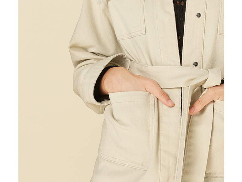 Gehe zu Vollbildansicht: esmara® Damen Jacke, aus reiner Baumwolle - Bild 5
