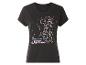 Kurzärmliges schwarzes T-Shirt mit Minnie Maus als Sternbild, Text: 'One in a Million'.