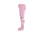 Rosa Baby-Strumpfhose mit Geister- und Fledermausmuster.