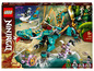 Lego Ninjago Jungle Dragon mit Minifiguren von Ninjas und Feinden.