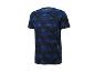 Crivit T-Shirt, blau mit Palmenprint.