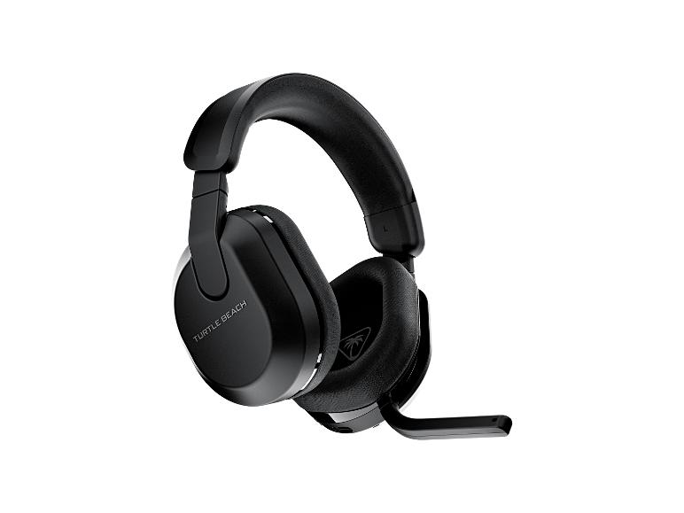 Schwarzes Gaming-Headset mit Mikrofon