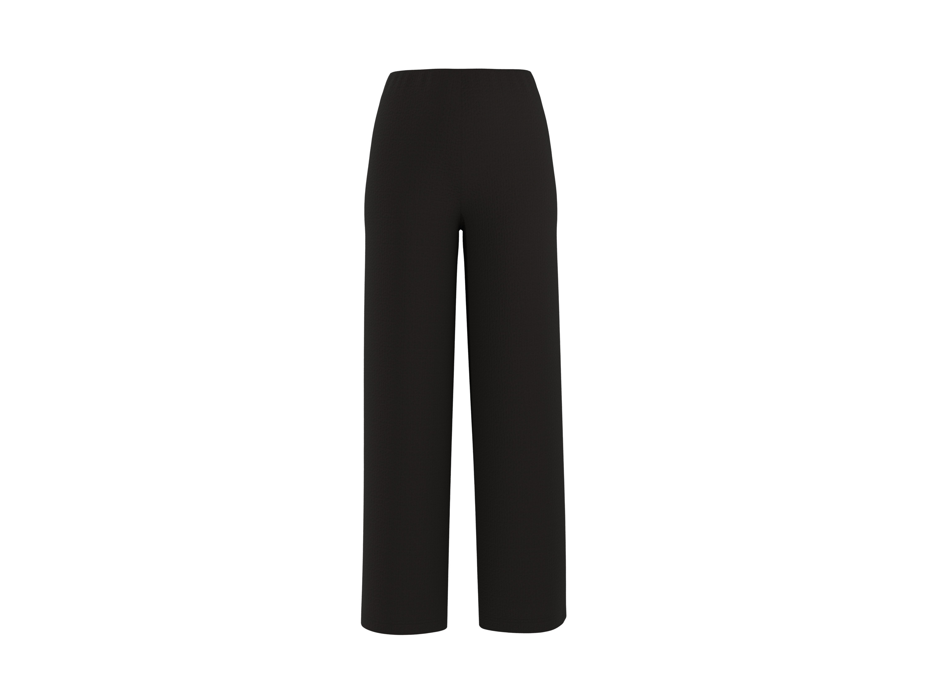 ESMARA® Damen Wide-Leg-Hose (Schwarz, L(44/46)) – Bild 4 von 4
