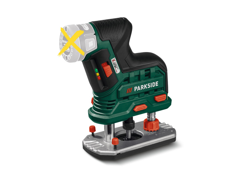 Gehe zu Vollbildansicht: PARKSIDE® 12 V Akku-Oberfräse »POFA 12 B3«, ohne Akku und Ladegerät - Bild 1