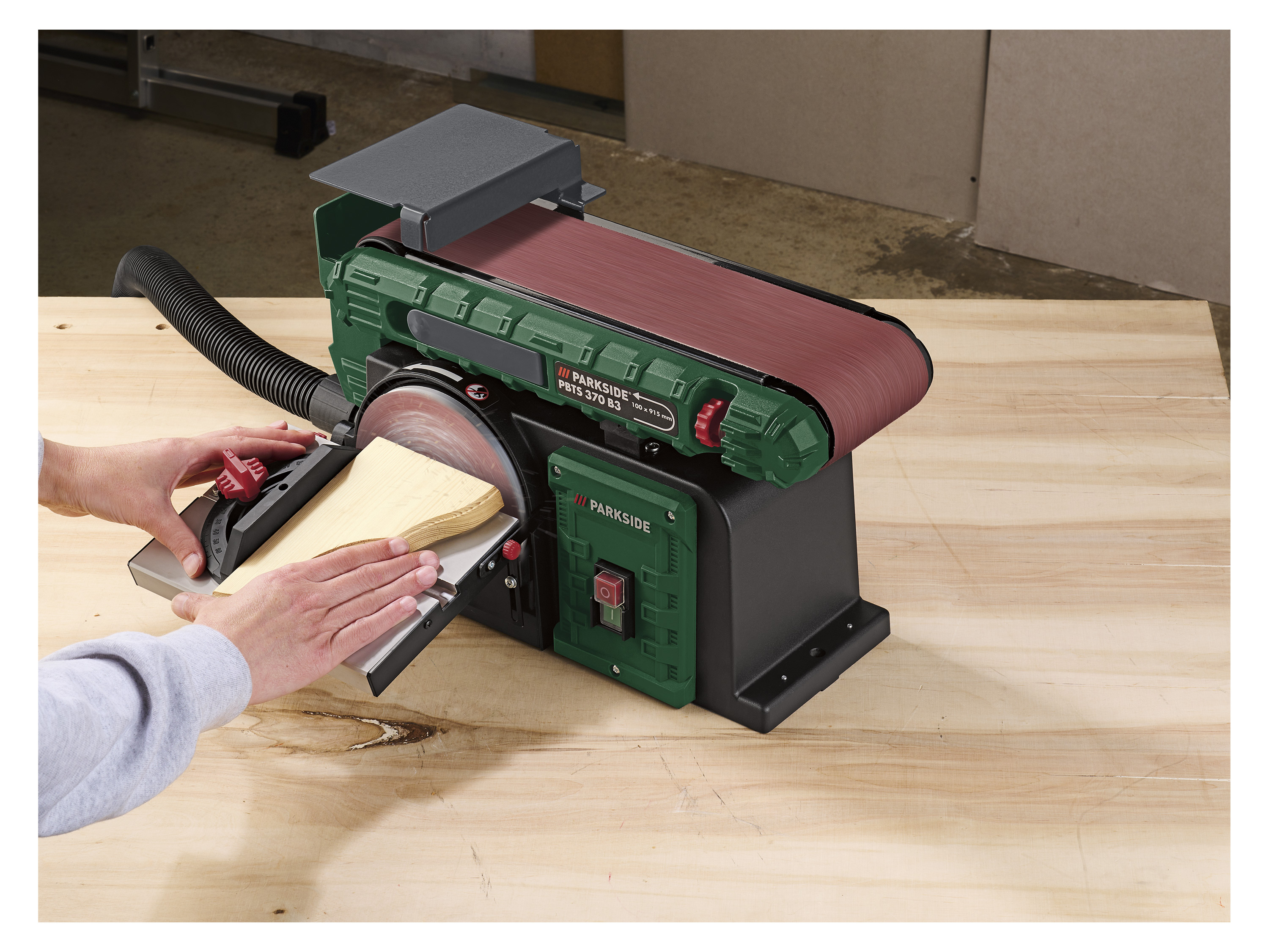 Thumbnail - PARKSIDE® Schleifpapier passend zu Band- und Tellerschleifer, 12-teilig