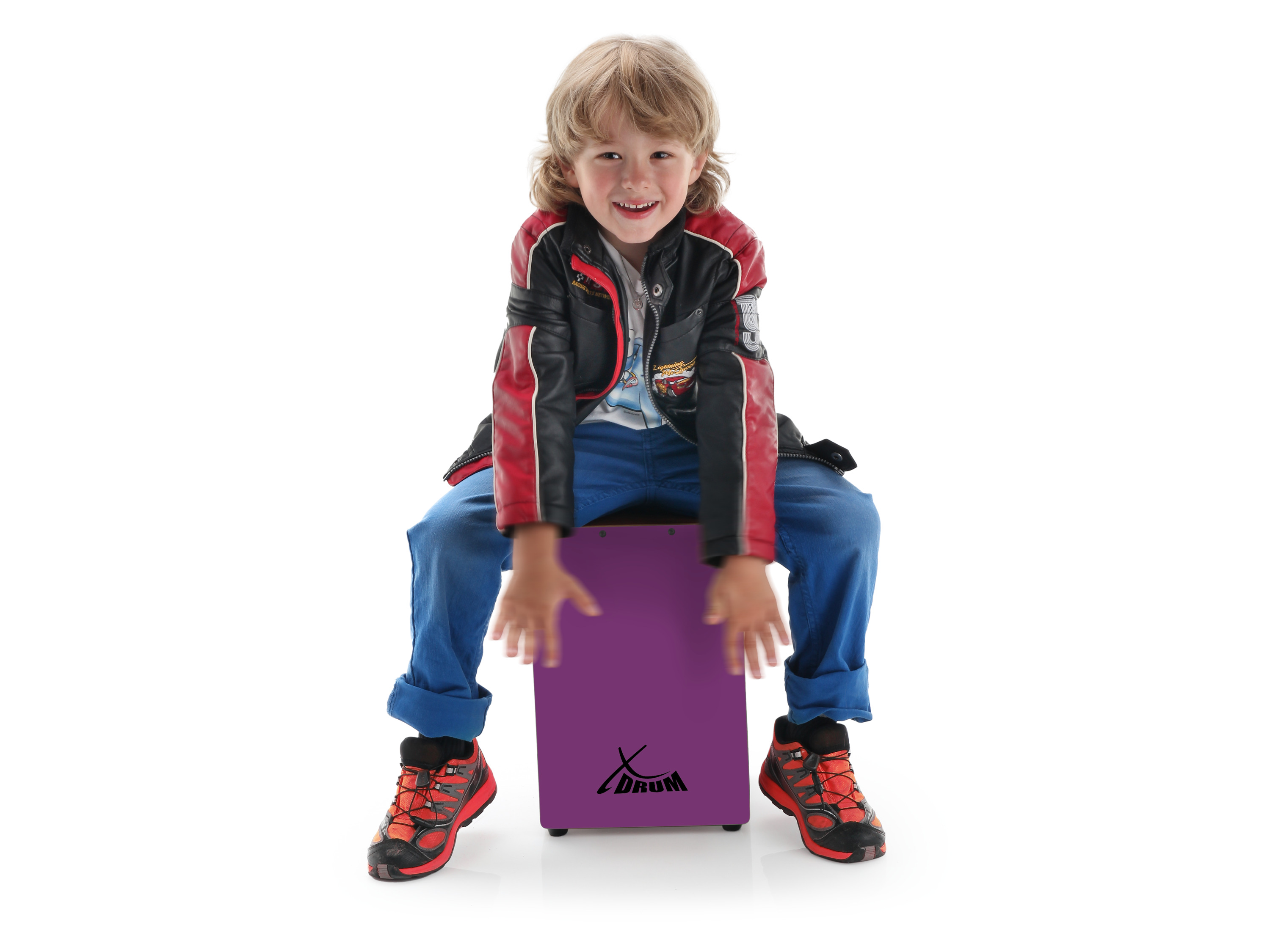 XDRUM Kinder-Cajon KC-37 (Violett) – Bild 2 von 4