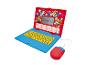 Lernlaptop für Kinder mit Welpenmotiv und Maus, mit Bildschirm und Tastatur.