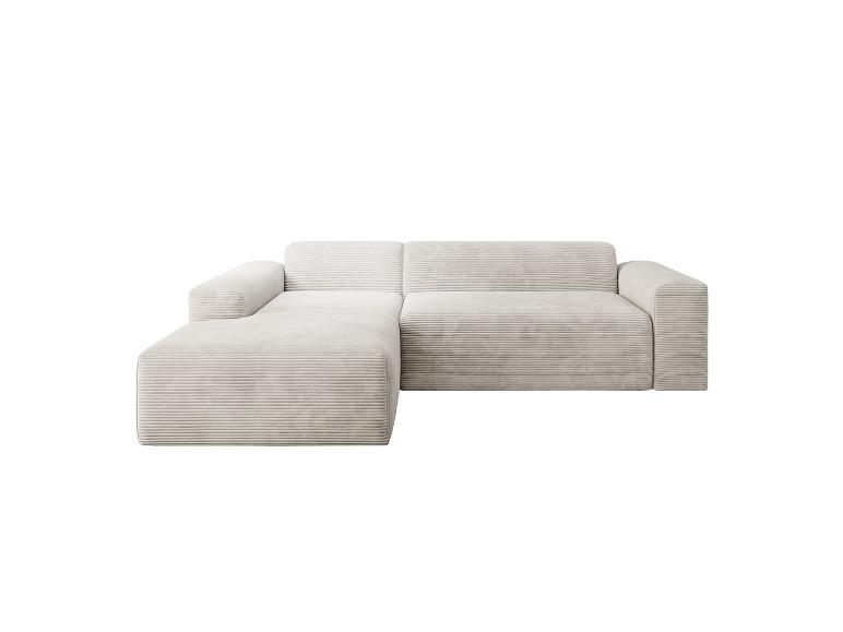 Moderne, beigefarbene modulare Couch.