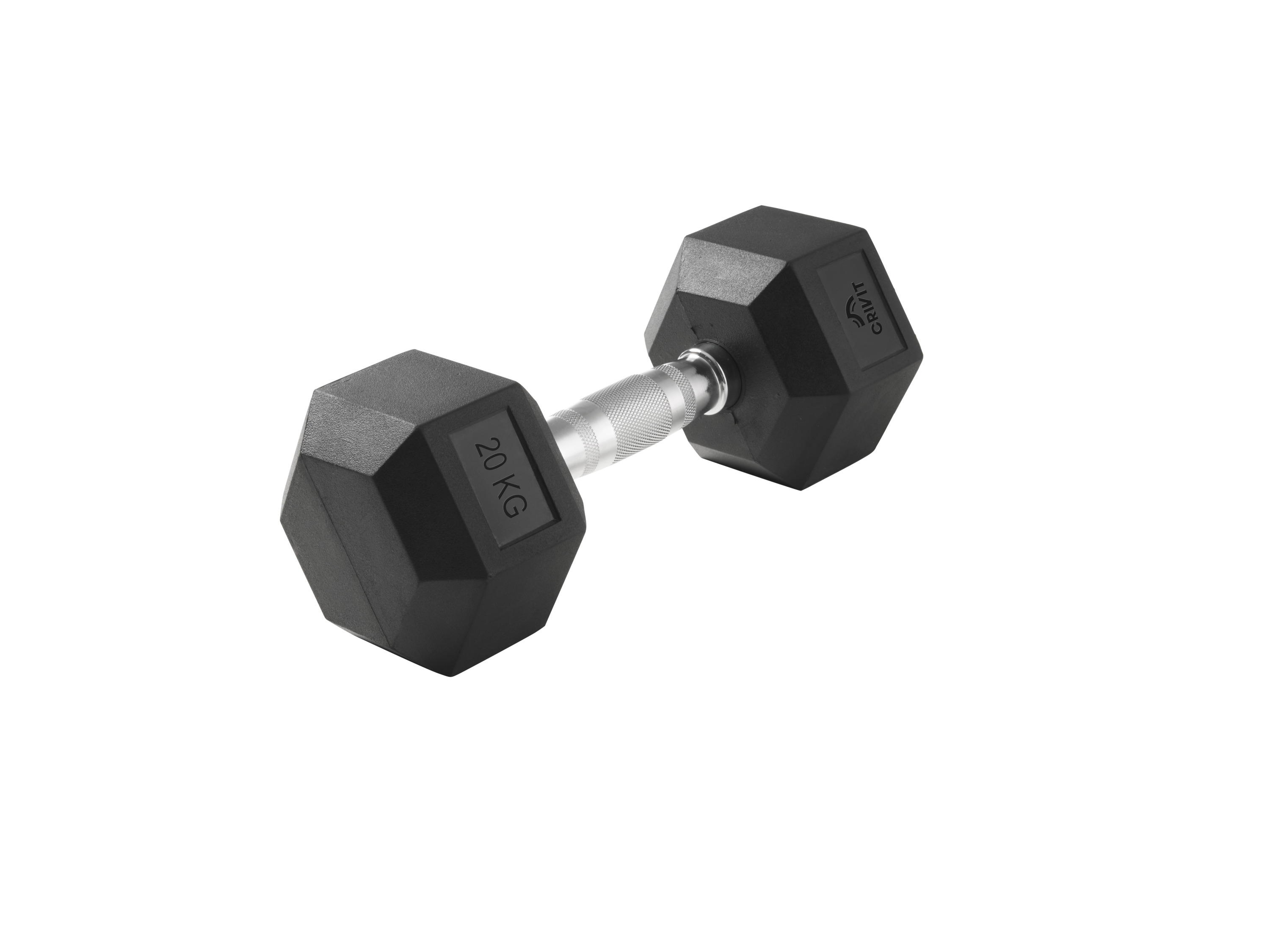 Thumbnail - CRIVIT Hexagon-Kurzhantel, 20 kg