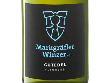 Markgräfler Winzer Gutedel QbA feinherb, Literflasche, Weißwein 2021