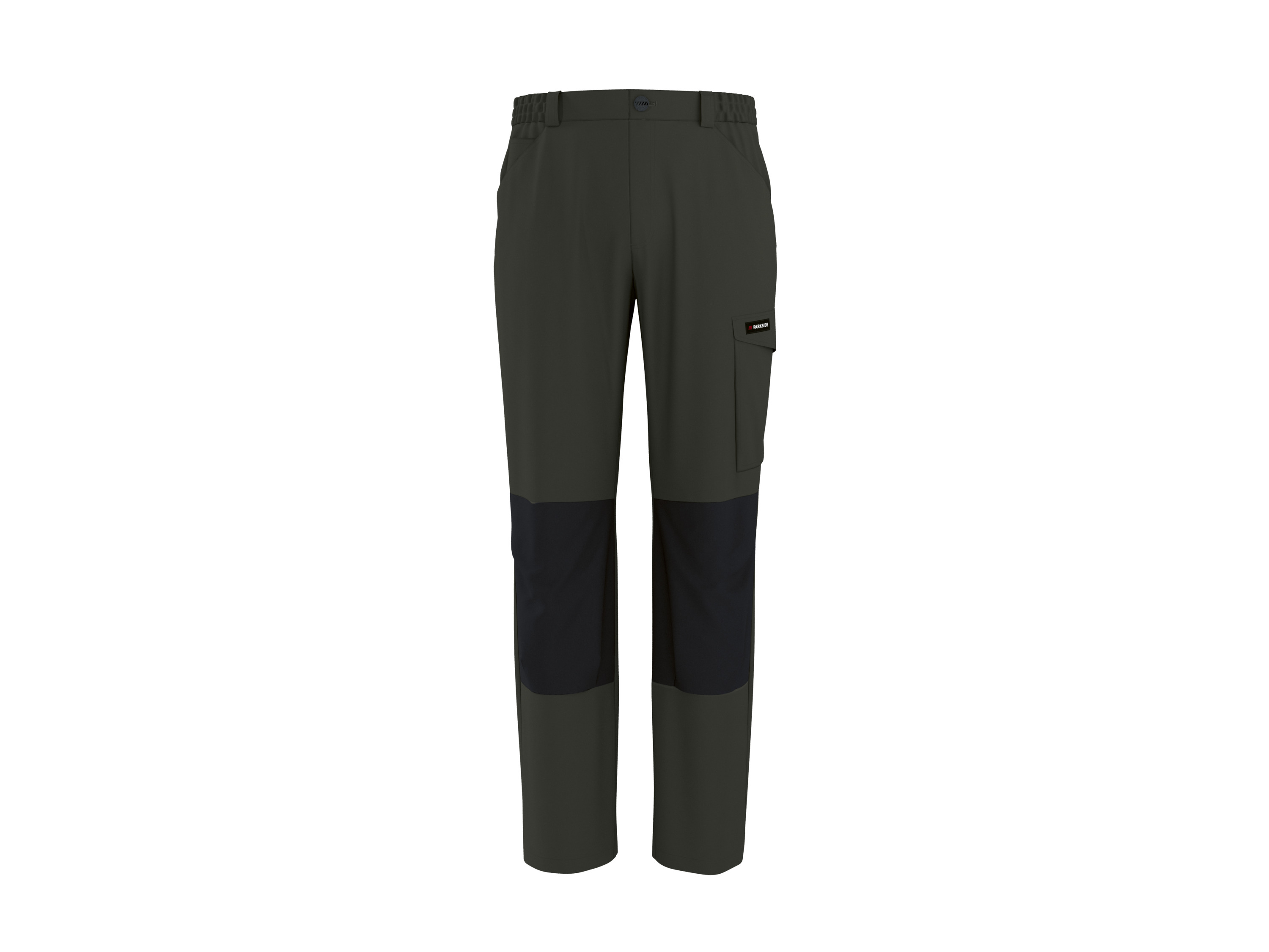 PARKSIDE® Herren Arbeitsbundhose Cargo (Dunkelgrün, 56) – Bild 2 von 3