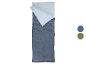 Crivit Schlafsack, dunkelblau und hellblau.