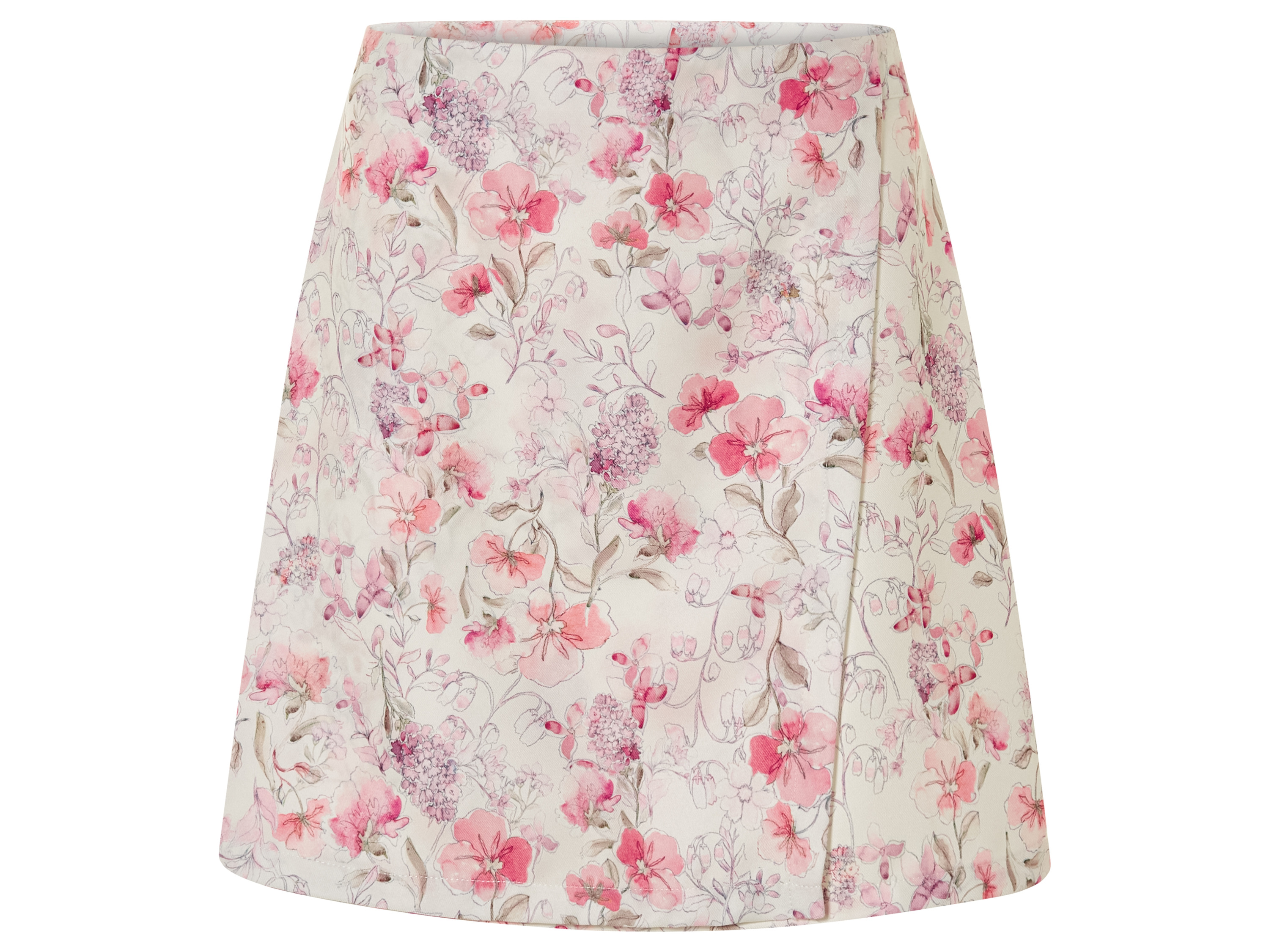 esmara® Damen Rock Mini (46, Muster Blumen)““ | 04052916114124