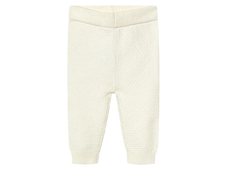 Weiße Strickhose für Babys