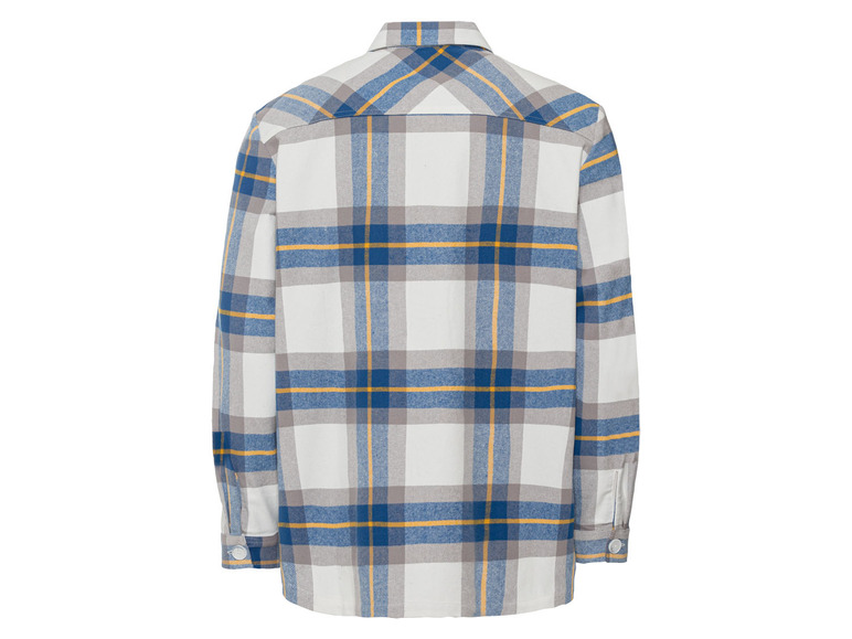 Herren Overshirt, leger geschnitten, in modernem Karo-Design