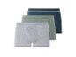 Drei Boxershorts in neutralen Farben.