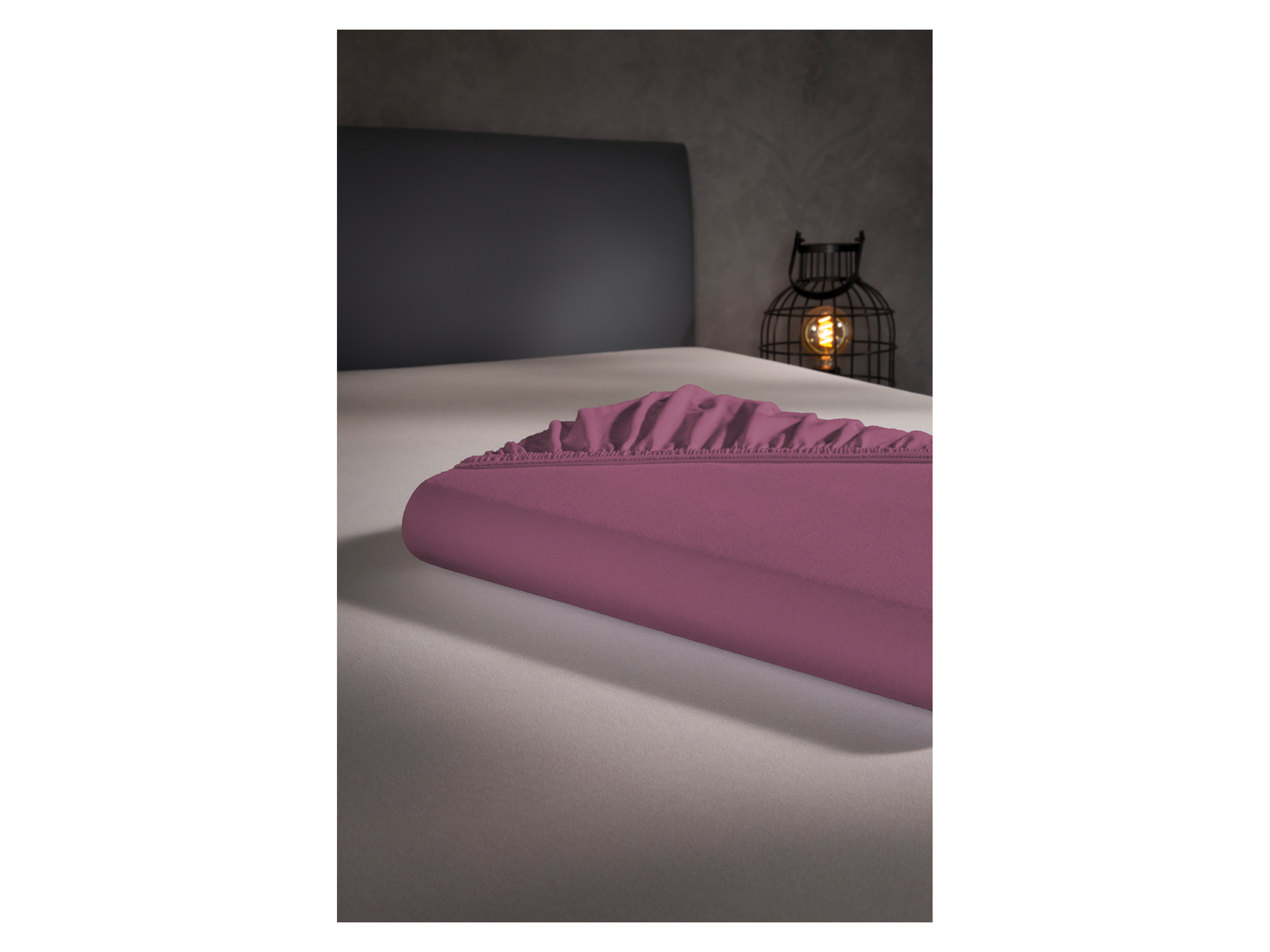 LOOKS BY WOLFGANG JOOP Jersey Spannbettlaken, 90-100 x 200 cm (Rosa) – Bild 2 von 2