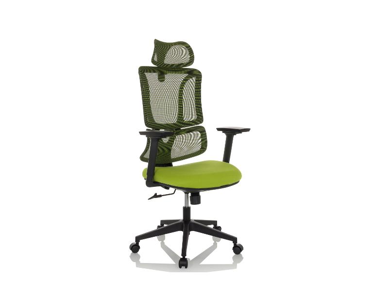 Bürostuhl / Drehstuhl ERGOMY Sitz Stoff / Rücken Netzstoff