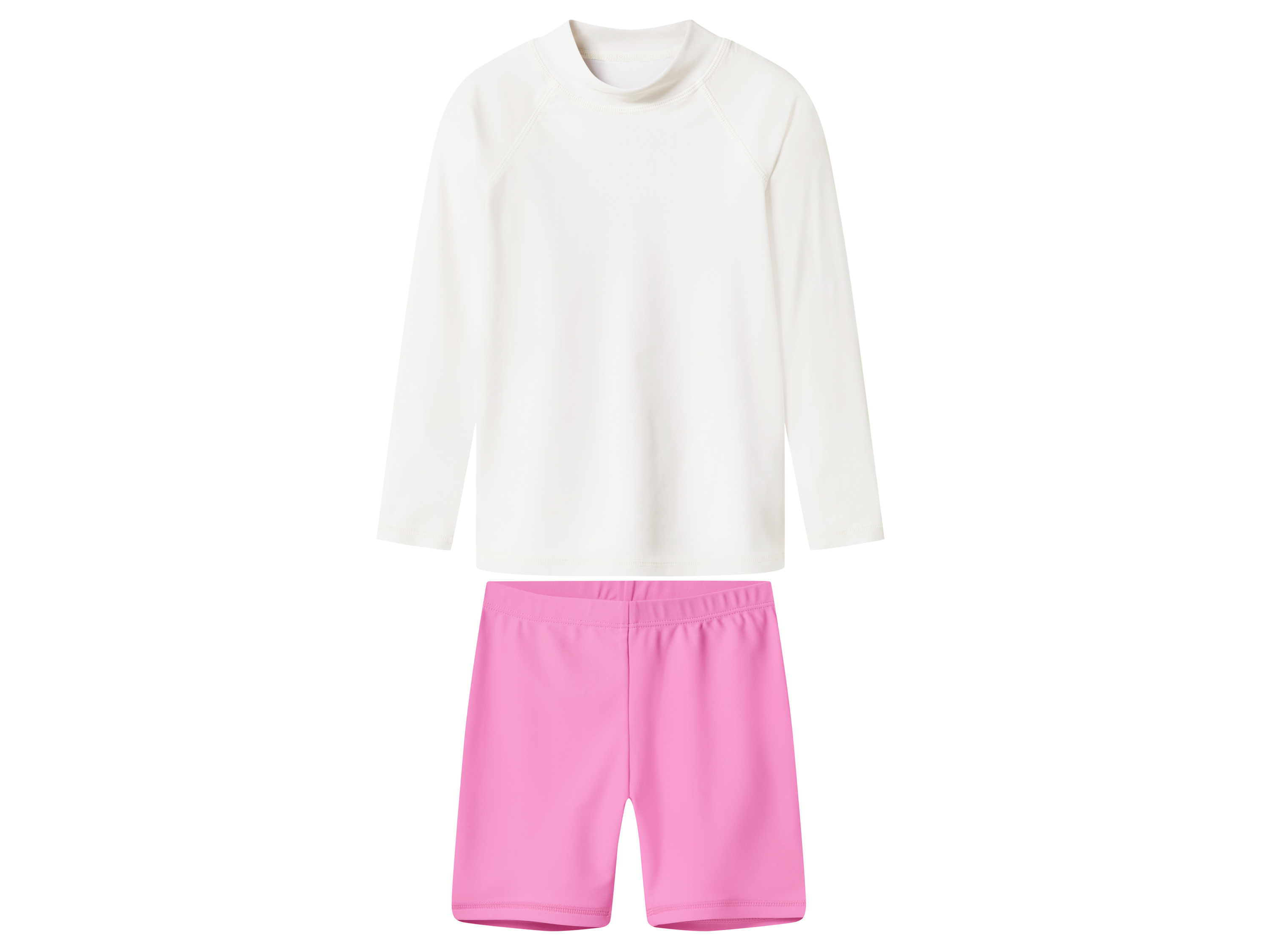 LUPILU® Kinder UV-Schwimmset, 2-teilig (Rosa, 110/116)