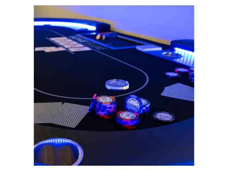 LED Pokertisch »FULL HOUSE«