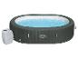 Dunkelgraue Lay-Z-Spa Mauritius aufblasbare Whirlpool mit Heizung.