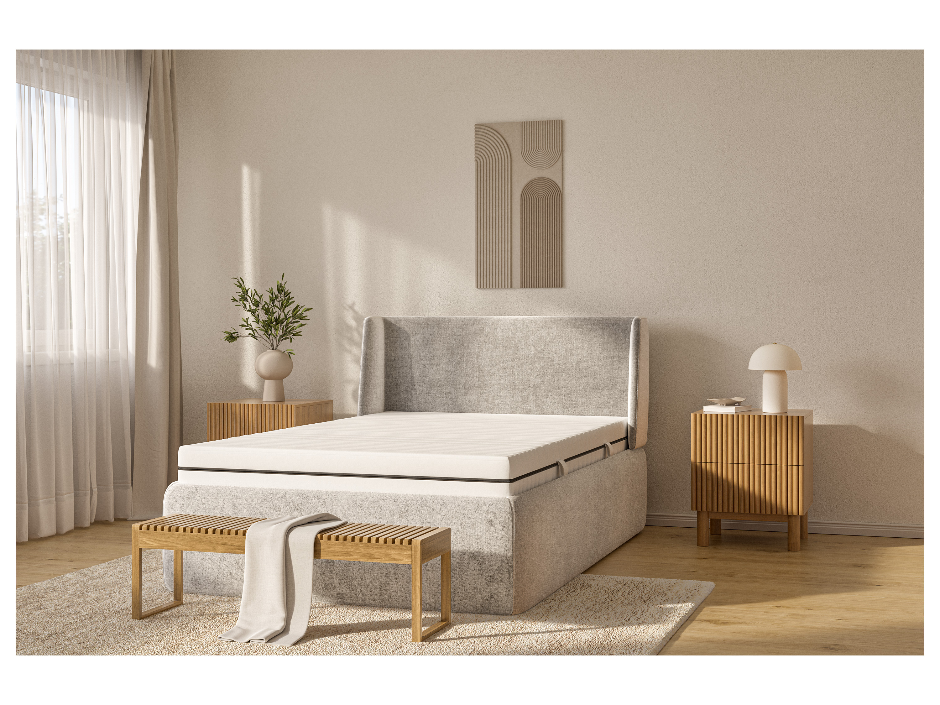 Thumbnail - LIVARNO home Komfortschaummatratze »Waves« (H2, 140 x 200)