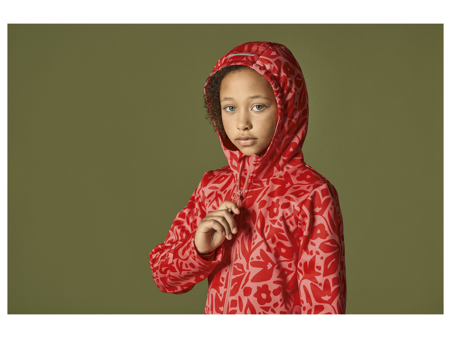 Regenjacke Mädchen Tarnung - Winddicht Wasserdicht Mit Kapuze