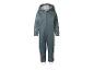 Wasserdichter Kinderoverall mit Kapuze und reflektierenden Details, grau