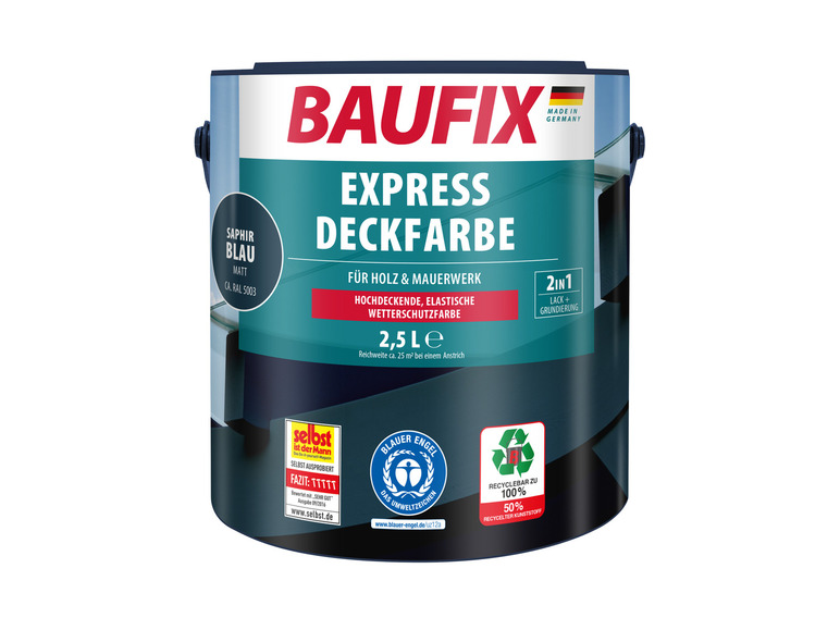 Gehe zu Vollbildansicht: BAUFIX Express-Deckfarbe, 2,5 Liter - Bild 26