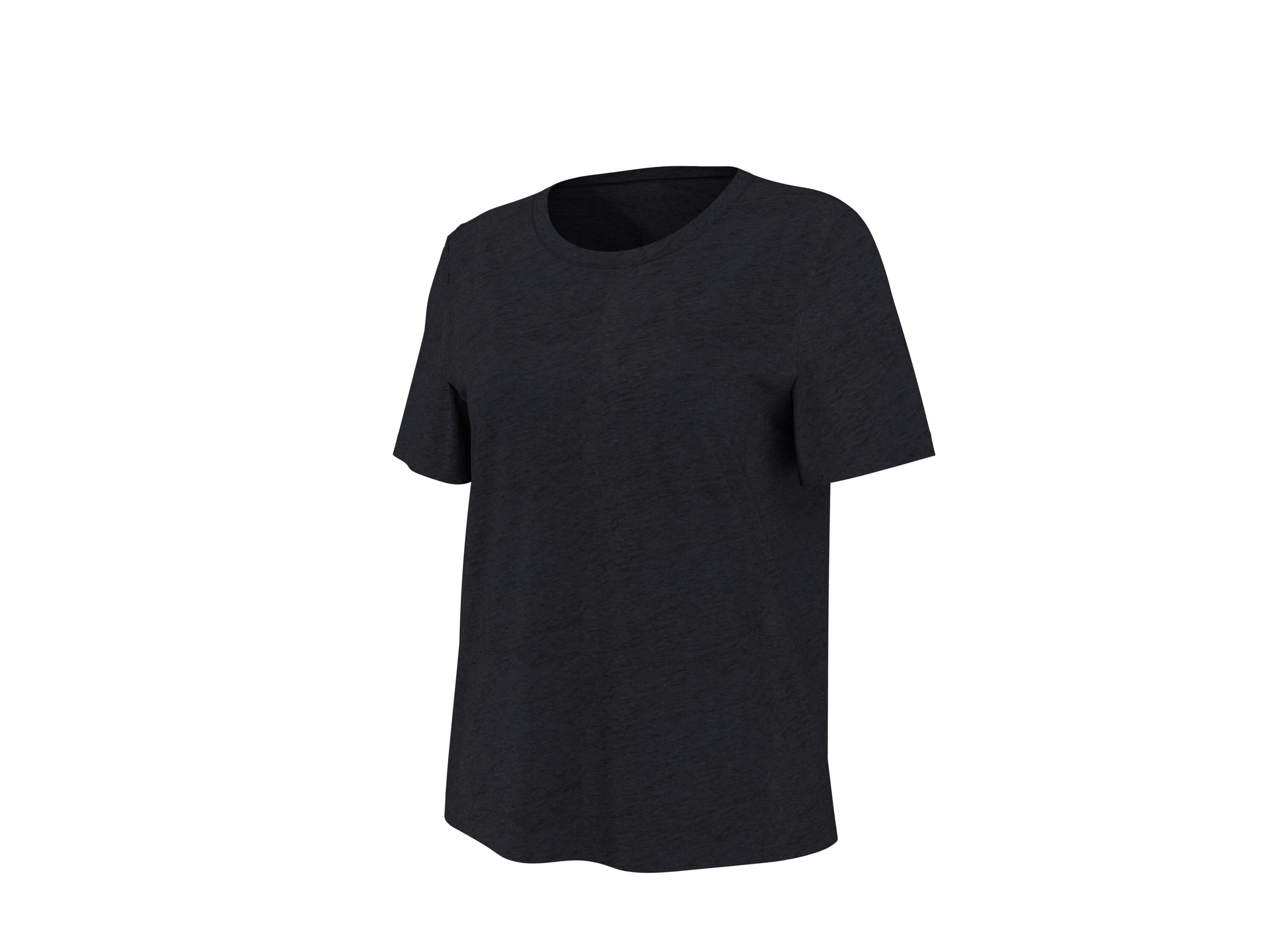ESMARA® Damen T-Shirt mit Leinen (Schwarz, M(40/42)) – Bild 4 von 4