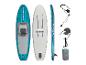 Hydro-Force Aqua Drifter 11' aufblasbares SUP mit Paddel, Leash und Tasche.