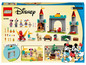 Lego Disney Set mit Micky Maus, Minnie Maus, Donald Duck und einem Schloss.