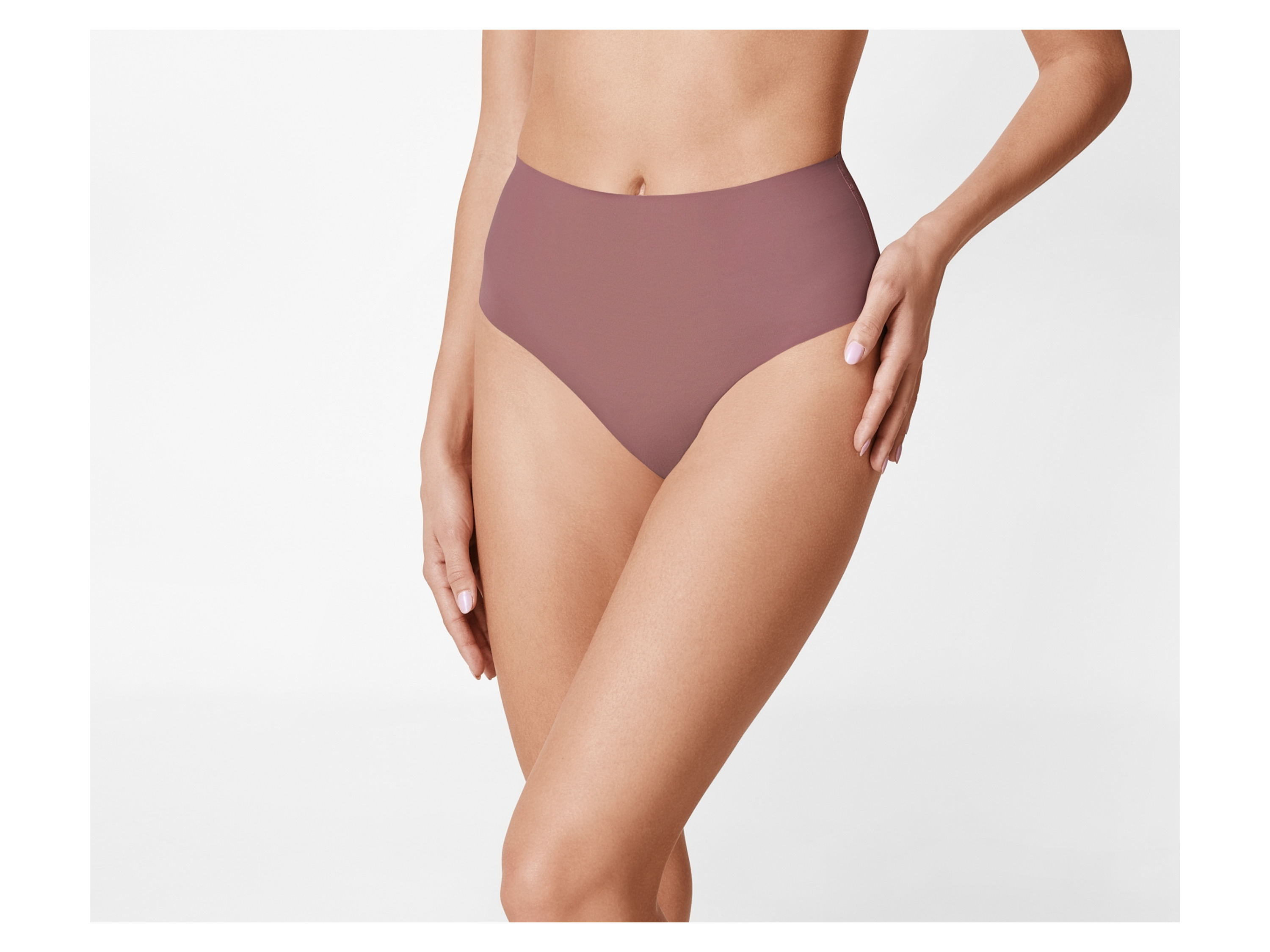 Thumbnail - esmara® Damen Lasercut-Bauchwegslips, 2 Stück (Pink/Weiß, S(36/38))