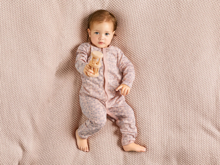 Gehe zu Vollbildansicht: LUPILU® Baby Schlafoverall, 3 Stück, aus reiner Bio-Baumwolle - Bild 10
