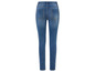 Blaue Skinny Jeans für Damen.