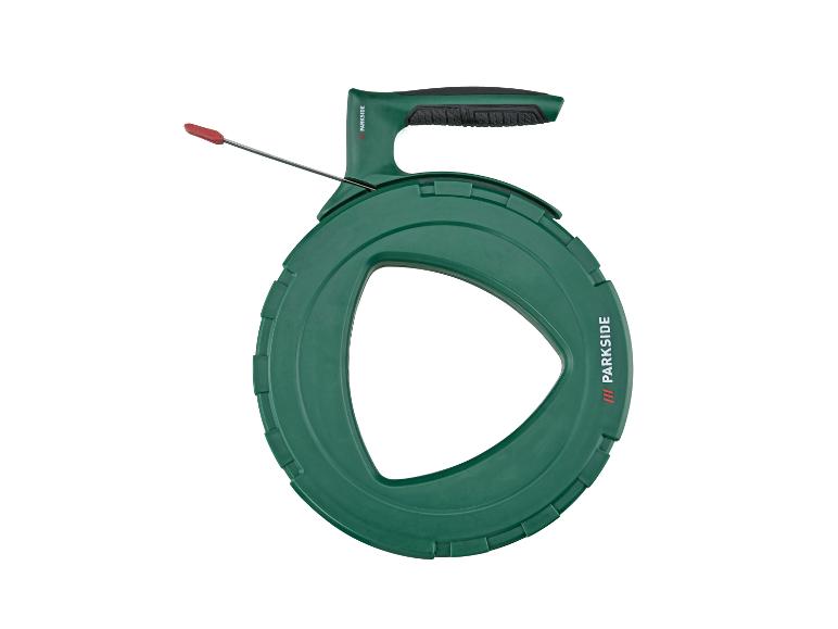 Grüner Parkside Kabeleinzieher mit roter Spitze