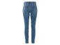 Eine blaue Skinny Jeans für Damen.