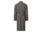 Dunkelgrauer Frottee-Bademantel, Rückansicht