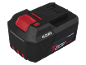 Schwarzer 4.0Ah Akku mit roten Akzenten und 'X 20V TEAM' Logo
