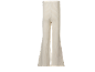 Kinder-Feinstrickhose mit Schlag in Rippenoptik, Creme